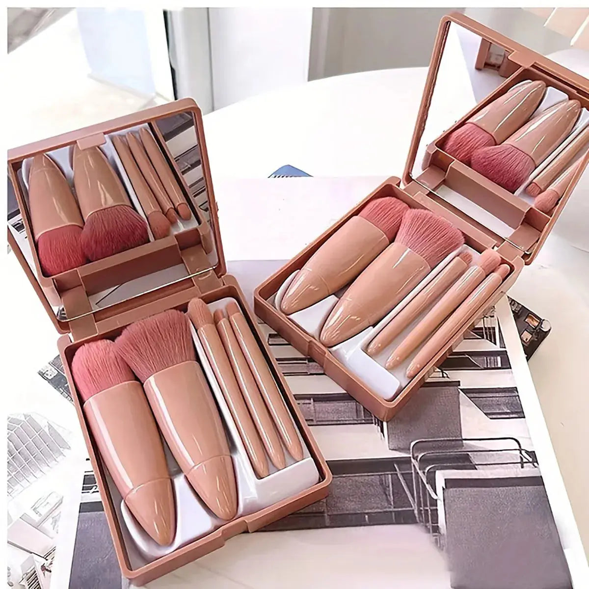 Kit portátil pincéis de maquiagem ButFly