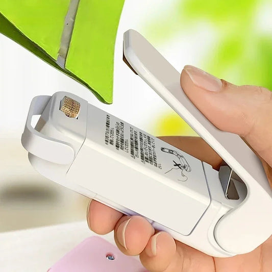 Mini Heat Bag Sealing Machine Package Sealer Bags Thermal Plastic Food Bag Closure Portable Sealer Food Packaging Heat Sealer ButFly