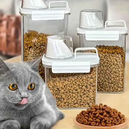 Pote hermético medidor de copo bico dosador  multiuso armazenamento prático organizador compacto ButFly