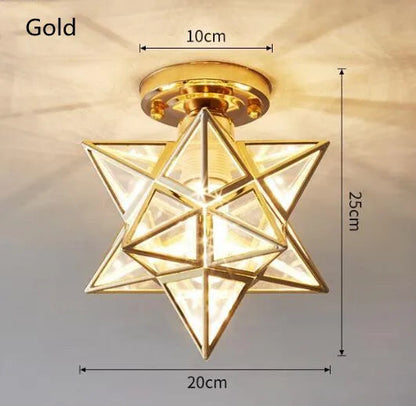 Luminária de teto de cristal criativa ButFly