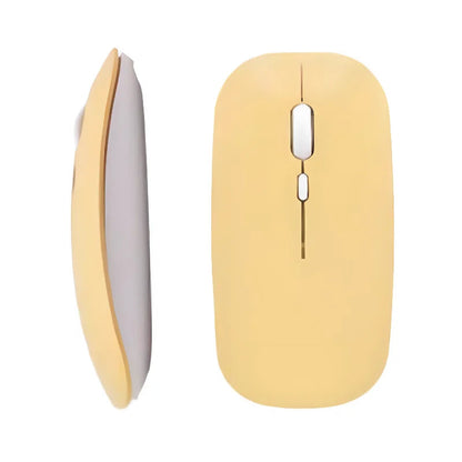 Mouse sem fio K1 RGB silencioso ergonômico recarregável com retroiluminação óptica LED USB mouse de computador para PC laptop ButFly