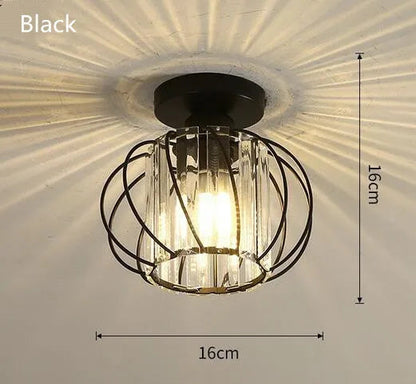 Luminária de teto de cristal criativa ButFly