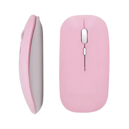 Mouse sem fio K1 RGB silencioso ergonômico recarregável com retroiluminação óptica LED USB mouse de computador para PC laptop ButFly